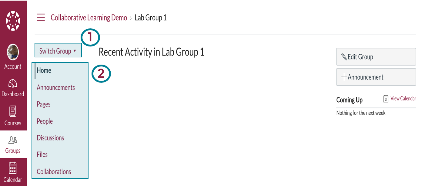 Canvas Student Groups TLOS OnDemand Training Virginia Tech