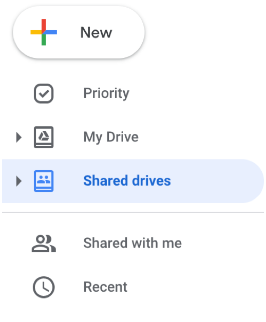 Shared drive option